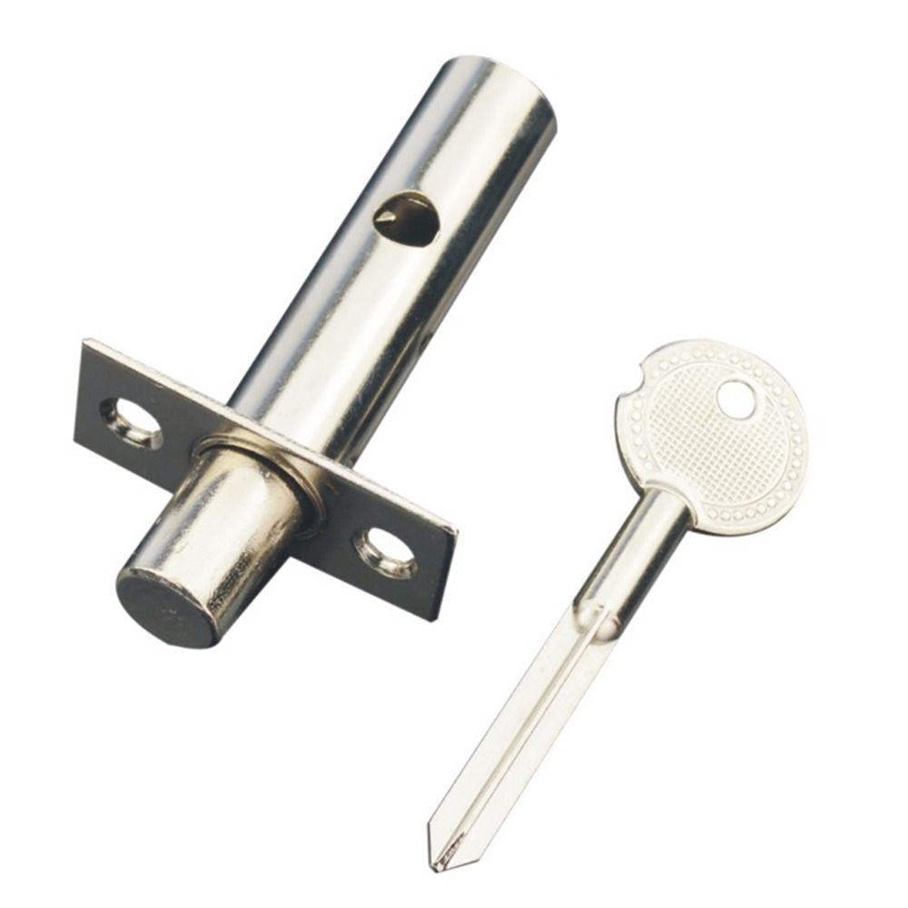 Stainless Steel Invisible Door Lock Simple Privacy Lockset Easy Install Manager Lock