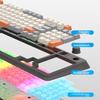 Adjustable Volume 94 Key RGB Keyboard Independent Knob K82 Wired Keyboard  Computer Peripherals