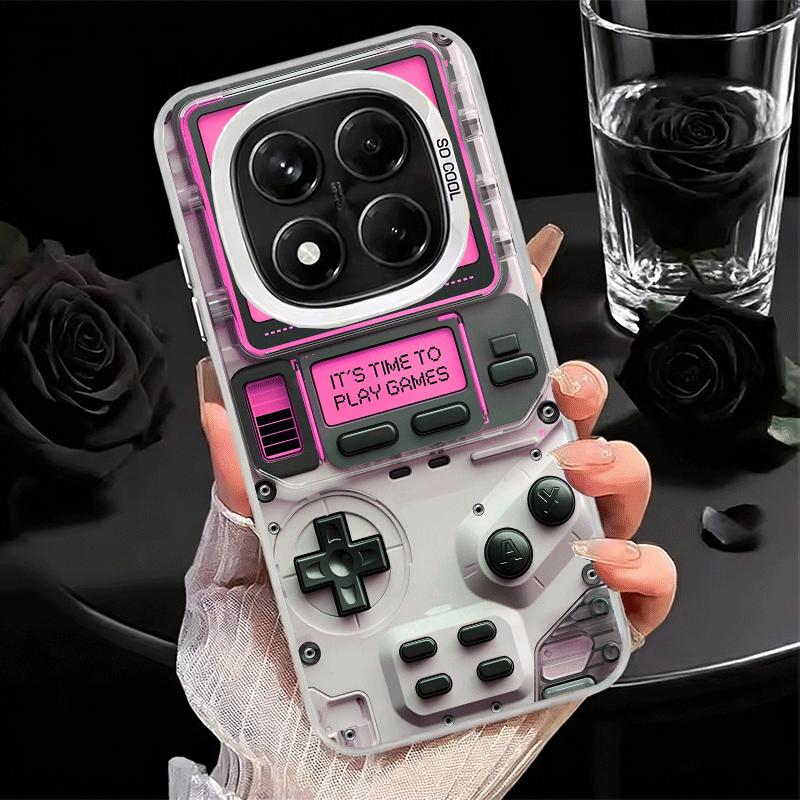 Game Console Fashion Boy Soft Phone Case for Xiaomi Redmi Note 13 14 15 Pro Plus 12S 12 11S 11 11T 10S 10 Shockproof Cover Back