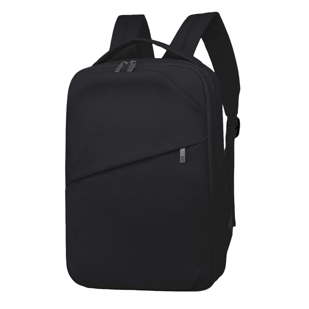 

[Tokuraku Shoten] Smart Backpack, Minimalist, Thin, Lightweight, Water-Repellent, Breathable, Fits A4 Size (Black)