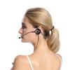 Call Center Headset H1000 RJ9 Crystal Head Earhook Cordless Phone Headset Noise Cancelling Rear-Mount Headphones with Mic for Phone Calls (No Adapter)