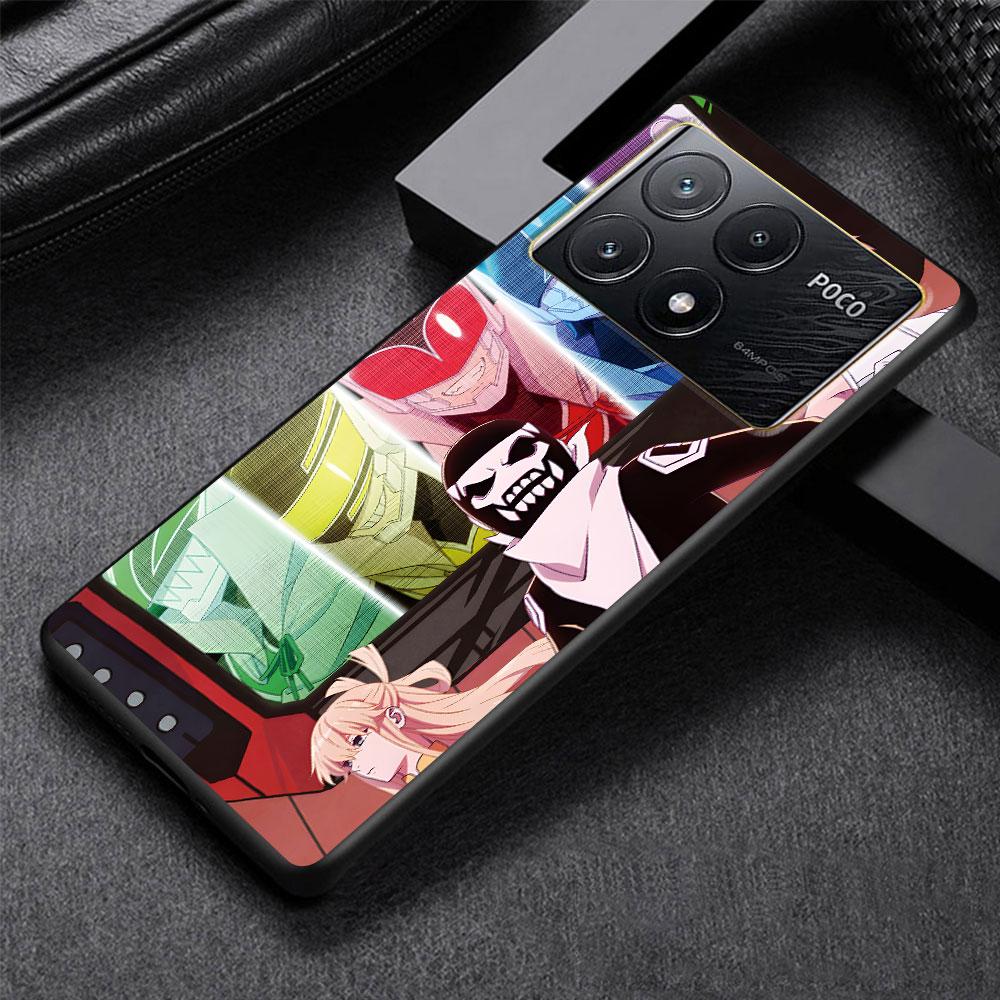 

Sentai Daishikkaku Case for Xiaomi Poco M3 X3 NFC X5 M5s M4 Pro 5G F3 Black Silicone Soft Phone Cover Coque Xiaomi Poco F3