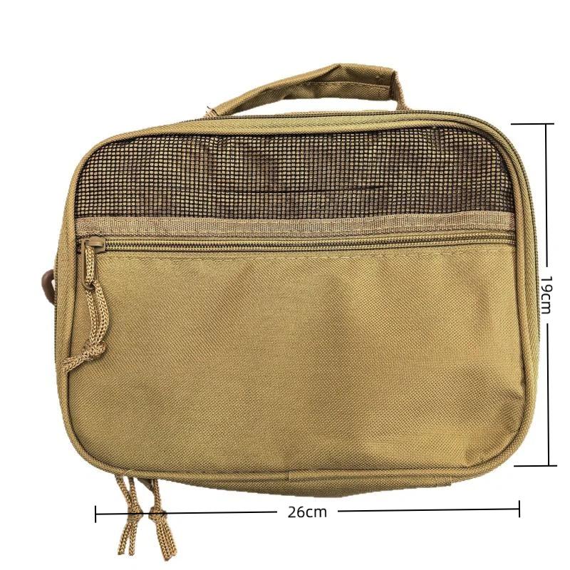 Men's Durable Tactical Outdoor Bag 1PC Lightweight Oxford Fabric Shoulder Pouch for Hiking Hunting Fishing Daily Commute
