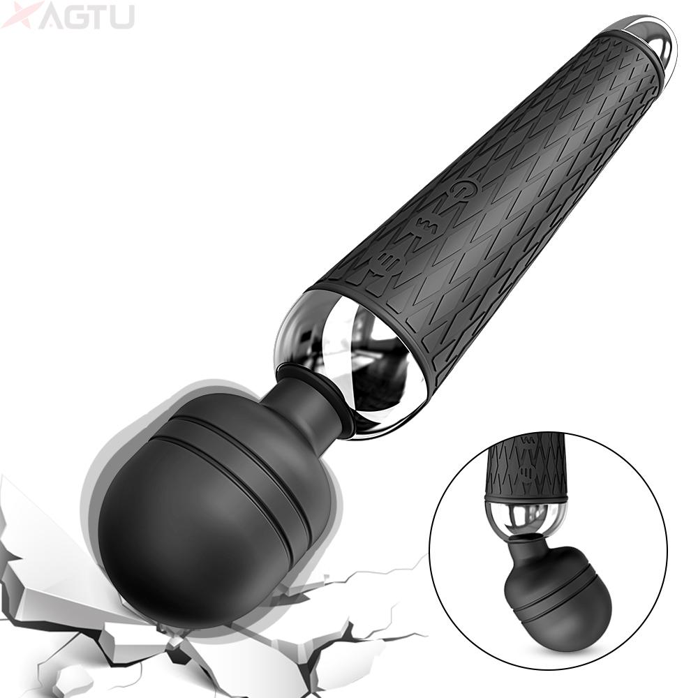 Powerful AV Vibrator for Women Clitoris Stimulator Nipple G Spot Magic-Wand Dildo Female Vibrating Masturbation Adult Sex Toys