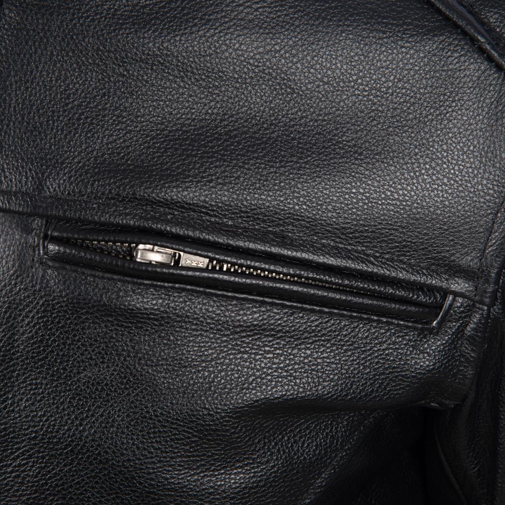 Black Motorcycle Jackets Genuine Cowhide Leather Coats Men Leather Jacket Riding Biker Jackets For Men Clothing Winter