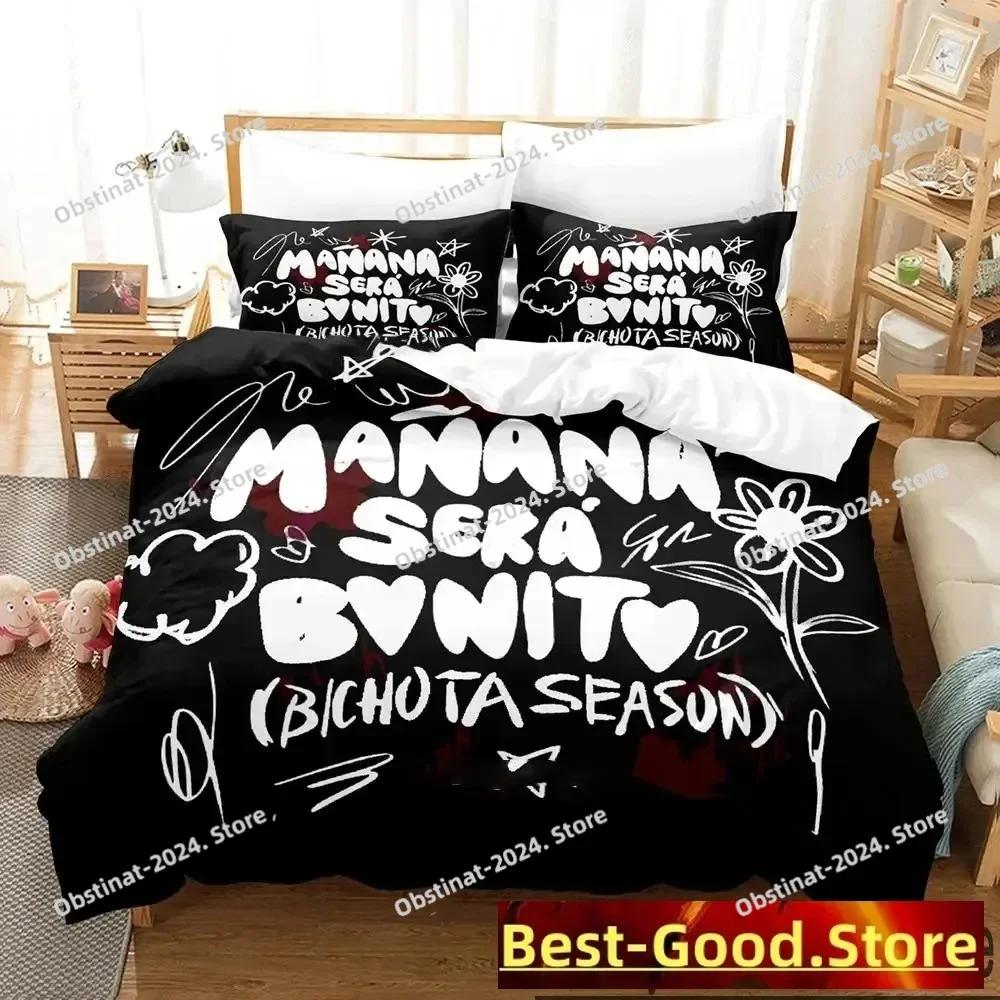 

Comforter 3D Karol G Manana Sera Bonito Bichota Bedding Set Print With Bed Soft Single Double Queen Super King Size Comforter (quilt)-EU Single(135*200cm)3pcs