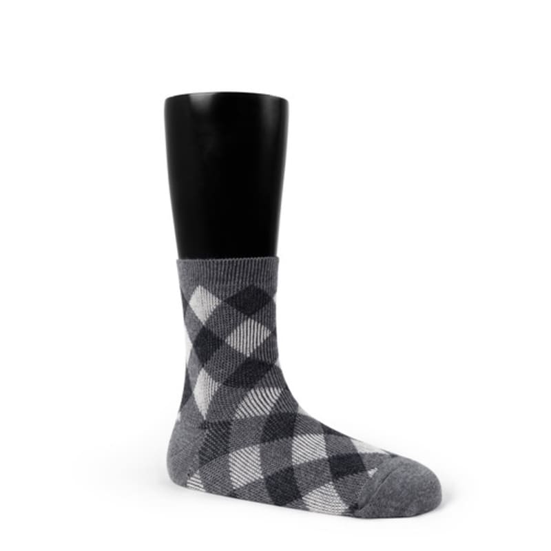Abiruz Women's Argyle Check Pattern Socks HM-67-WBT