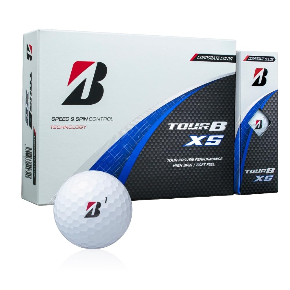 Bridgestone Golf Balls TOUR B XS Corporate Color 2 Dozen (24 Balls) 2024 Model Original Pocket Tissue Included