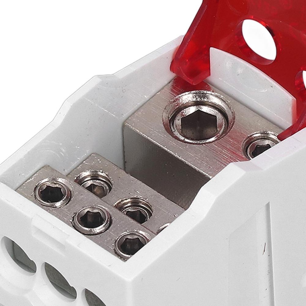 690V 125A Universal Electric Terminal Block Red Junction Box Electrical Installations