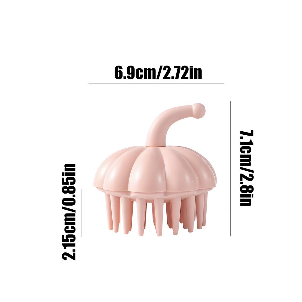 Shampoo-Bürste Flexible Borsten Tragbare Shampoo-Massagebürste Nasshaarbürste zur Schuppenentfernung Shampoo-Bürste