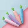 Cute Carrot Toy, Sound-Making Teaser, Self-Entertaining and Stress-Relief Gadget for Kittens, Teeth Grinding and Scratching Toy