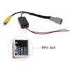 8 Pin Car Reversing Camera Video RCA 12V To 5V 6V Voltage Cable Adapter Wiring Connector For Honda New JAZZ City BRV Crider