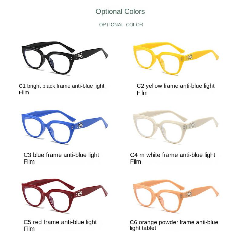 Anti-blue Light Glasses Cute Cat Eye Kid Eyewear Boy Girl Exquisite Sweet Daily Eyeglasses Blue Light Blocking Children Eyeglas