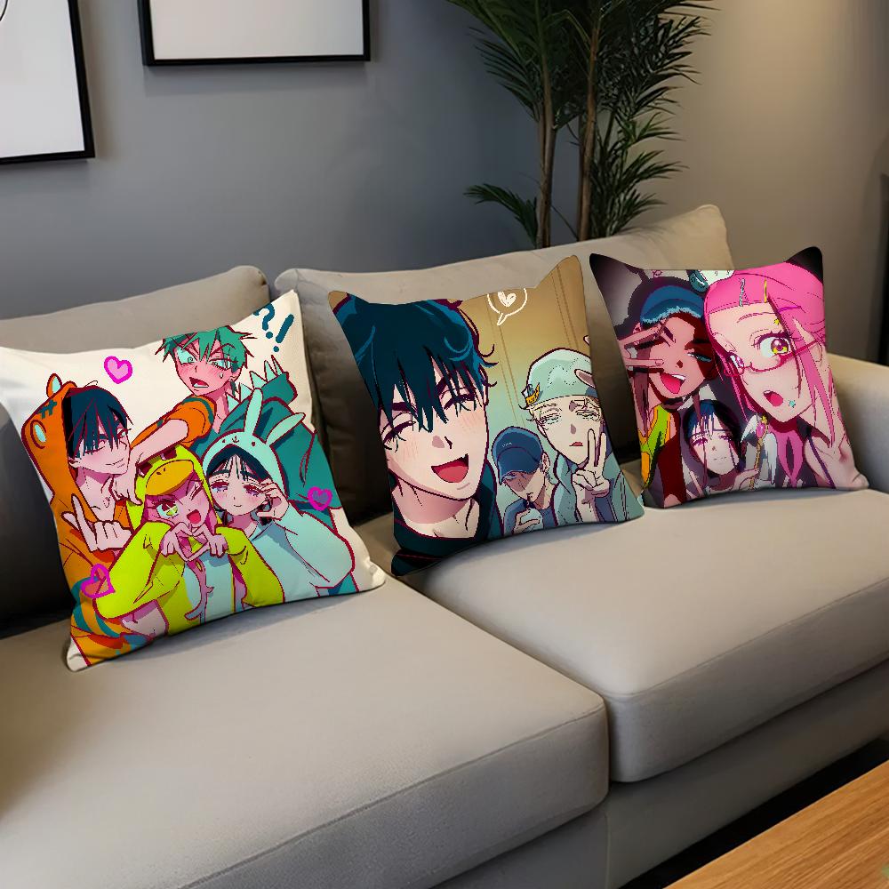 anime comic A-ALIENs S-STAGEs art cushion cover Comfortable soft Pillow Case for Sofa Living Room Home Decor Protective Covers