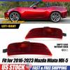 Rear Side Housing Marker Lights For 2016- Mazda Miata MX-5 Red Lens LH & RH