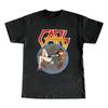 Les Voitures - Vintage Années 70 Manches Courtes Coton Noir Toutes Tailles Chemise T-Shirt Unisexe