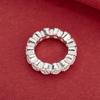 S925 Sterling Silver Zircon Spacer Beads for DIY Jewelry Making