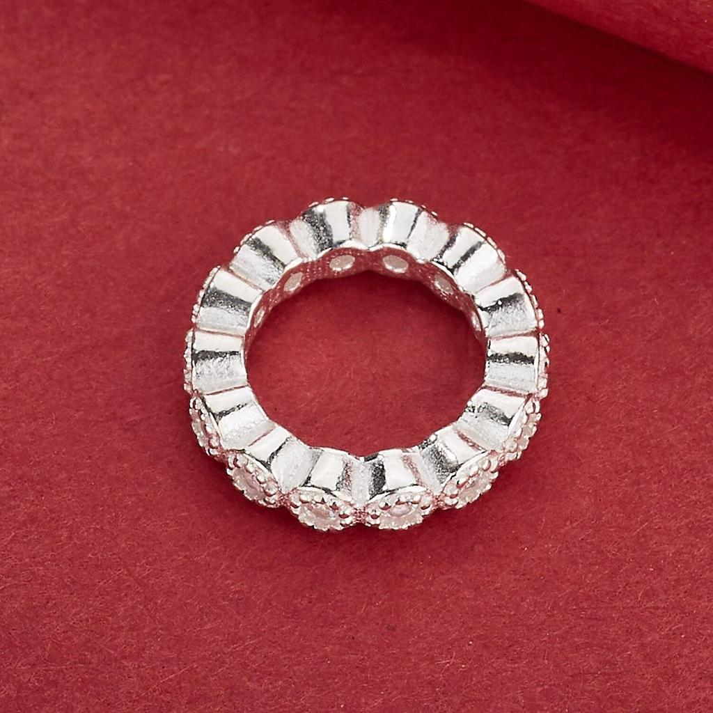 S925 Sterling Silver Zircon Spacer Beads for DIY Jewelry Making