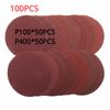 30pcs/Set 5Inch 125mm Round Hook and Loop Sandpaper Woodworking Metal Grinding Disc Abrasive Polishing Tool For Polishing