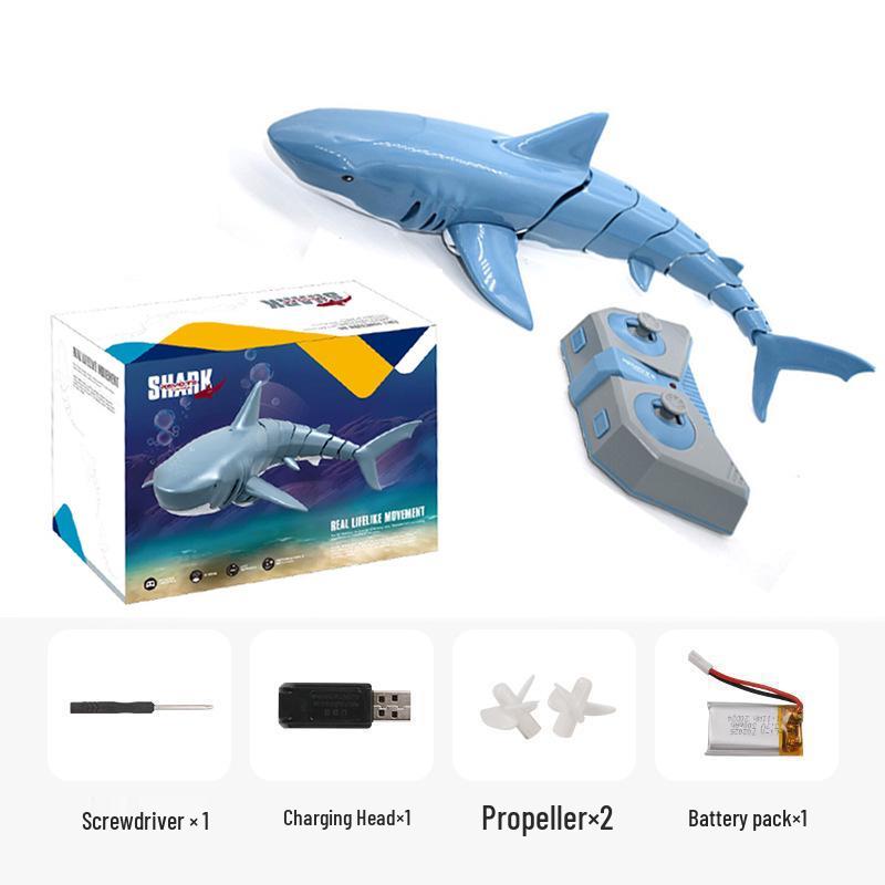 Shark Remote Control Electric Toy - 2.4G, Long Battery, Water Play