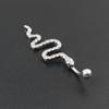 Zirkon Bauchnabelringe Funkelnde Schlangenförmige Bauchnabelringe Körperpiercingschmuck Damen Dangle Bauchnabelpiercingring
