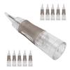 10pcs Disposable Eyebrow Tattoo Needles Microblading SemiPermanent Makeup Cartridge