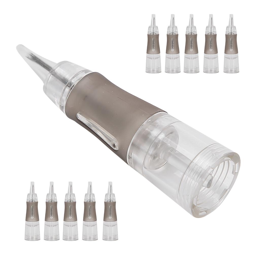 10pcs Disposable Eyebrow Tattoo Needles Microblading SemiPermanent Makeup Cartridge