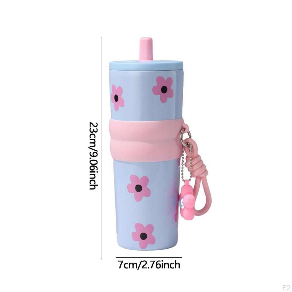 710ml Isolierter Edelstahl-Becher für Damen - Ideal für Sport, Reisen, Abschlussfeiern, Picknicks,