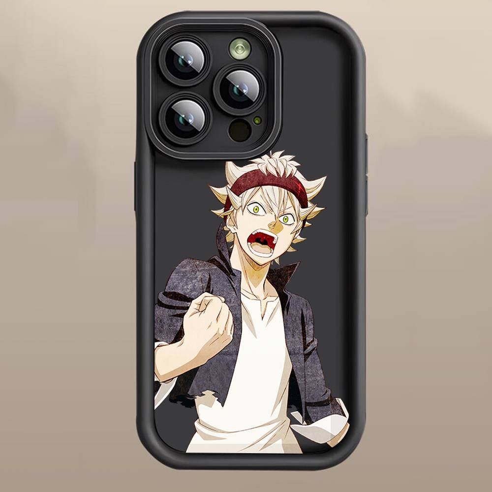 D-54 Black Clover  Case for iPhone 15 14 13 12 8 Plus Samsung S24 S23 Ultra A04S A05S Huawei P40 P50 P60 Nova 11 Pro Max OPPO A17K Reno 10