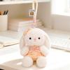 Beautiful Dress Bunny Plush Toys Soft Fluffy Cartoon Scented Little Rabbit Hanging Doll Lovely Bags Decor Sweet Gift To Girls