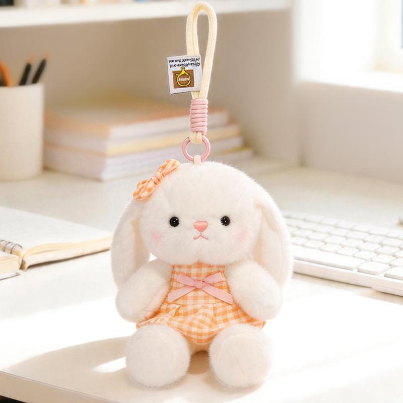 Beautiful Dress Bunny Plush Toys Soft Fluffy Cartoon Scented Little Rabbit Hanging Doll Lovely Bags Decor Sweet Gift To Girls