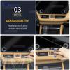 For Lexus ES 2025 Center Console Air Vent Outlet Frame Cover Brown Carbon Fiber ABS Interior Accessories High Quality Auto Parts