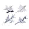 4Pcs 1/144 Plane Model Desktop Decoration Kids Toy for Bar Office
