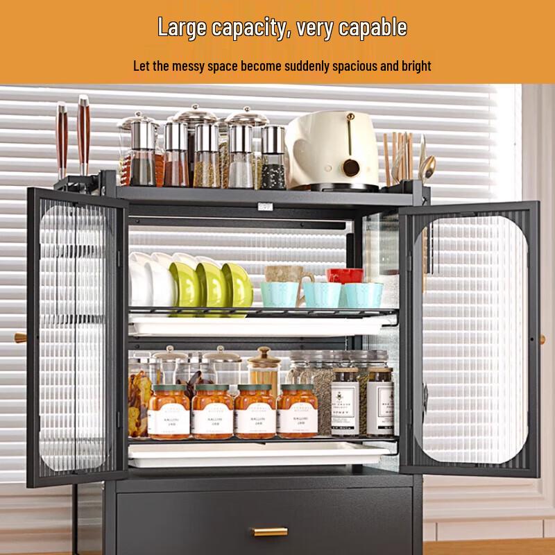 Beifu Deluxe Carbon Steel Dish Drying Rack with Drawer