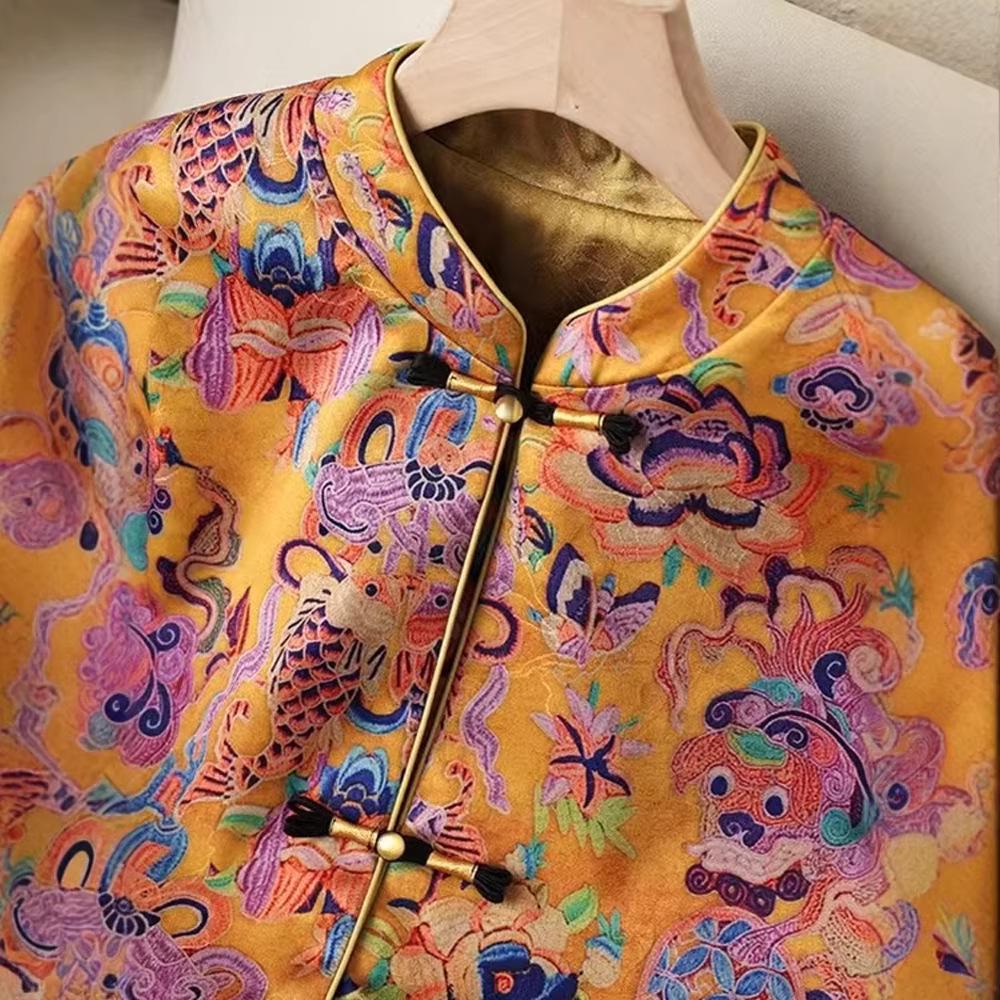 2026 Spring New Fashion Retro Floral Chinese Style Women's Vest