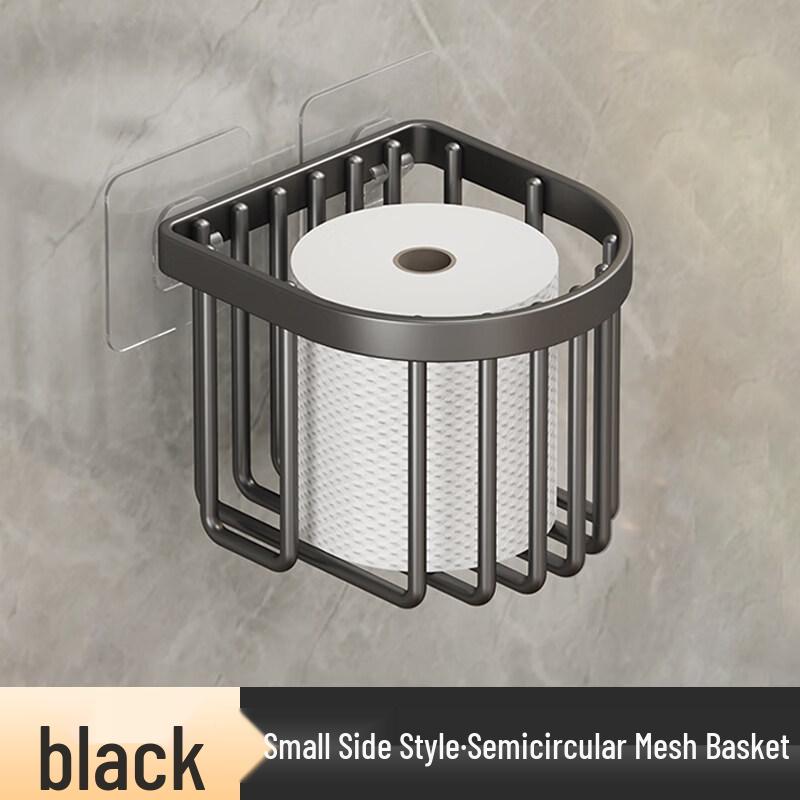 

LIEI Punch-Free Bathroom Storage Shelf with Toilet Paper Holder