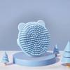 Baby Shampoo Hair Scrub Brush Cute Bear Ears Scalp Scrubber for Baby Both Wet Dry Hair