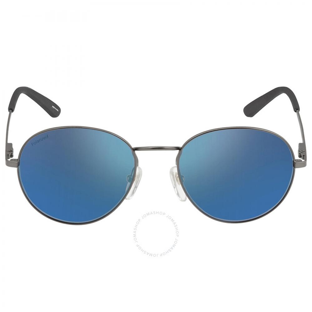 

Smith Prep Polarized Blue Mirror Round Unisex Sunglasses 203240 R80 Jy 53