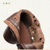Johnature Retro Breathable Hollow-out Boots Sandals Genuine Leather Fashion High Heels Women's Shoes