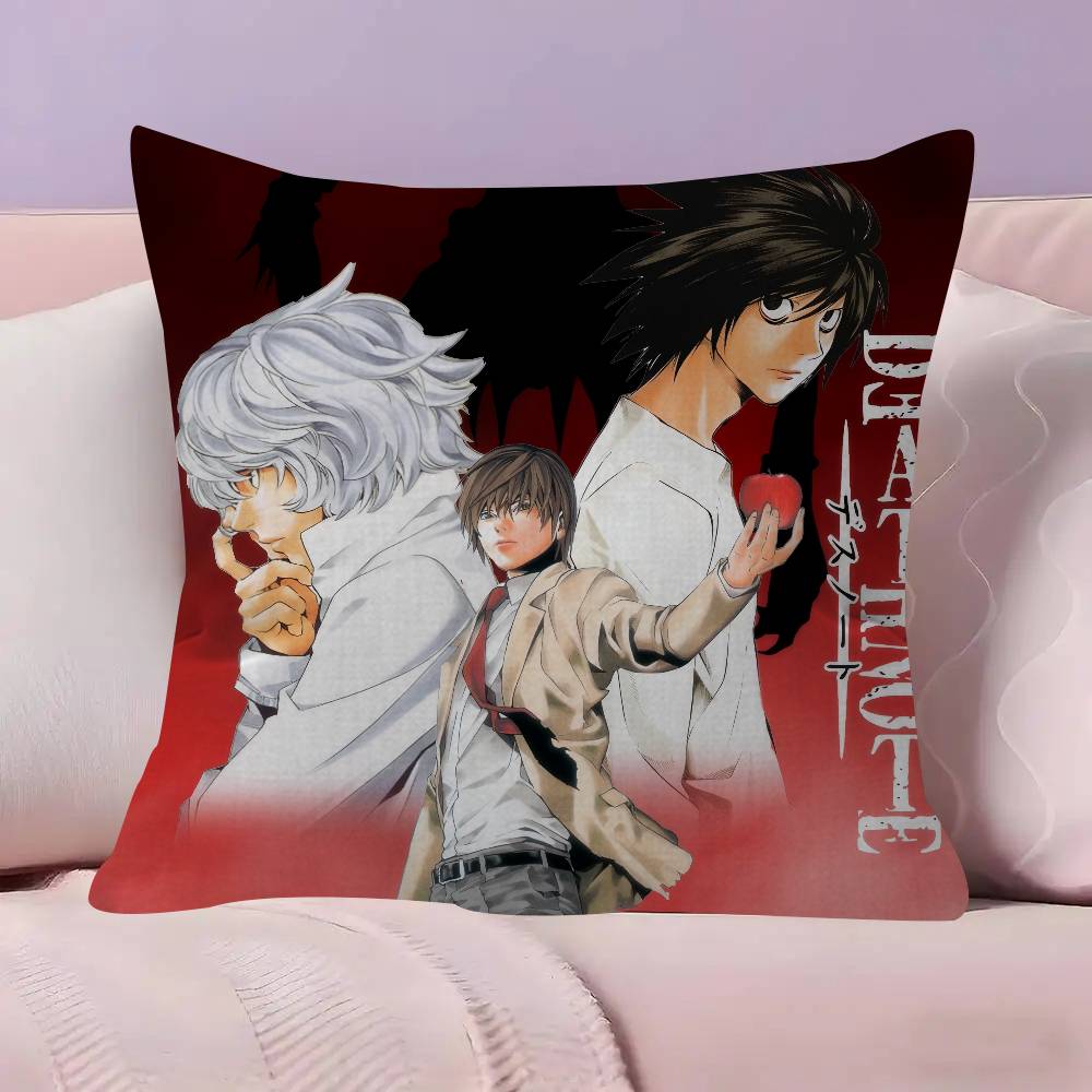Anime Death Note hororr Maple Design Cushion Cover Happy Autumn Harvest decor Holiday Decorati Pillow Cover