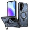 Dual Layer Shockproof Hard Cover For Samsung Galaxy A56 A55 A35 A15 A17 A14 A26 A36 A16 5G Ring Magnetic Fold Bracket Phone Case
