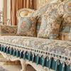 European Luxury Non-slip Sofa Cover & Throw Pillow Set - Universal Fit for All Seasons