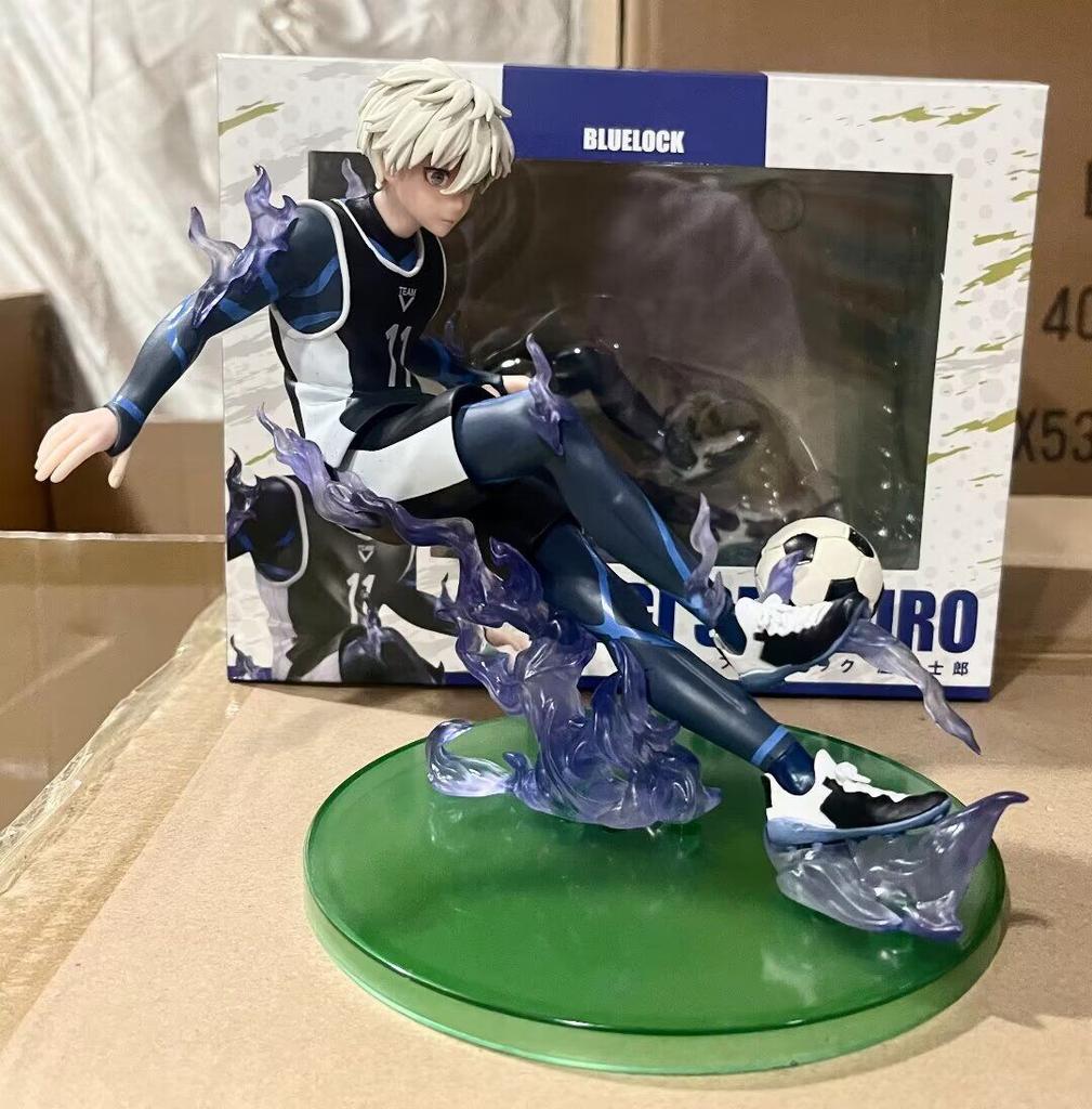 Blue Lock Seishiro Nagi 11 Anime Figure Special Effect Scene Statue Collectible Desktop Decor Ornament For Anime Fans Wholesale