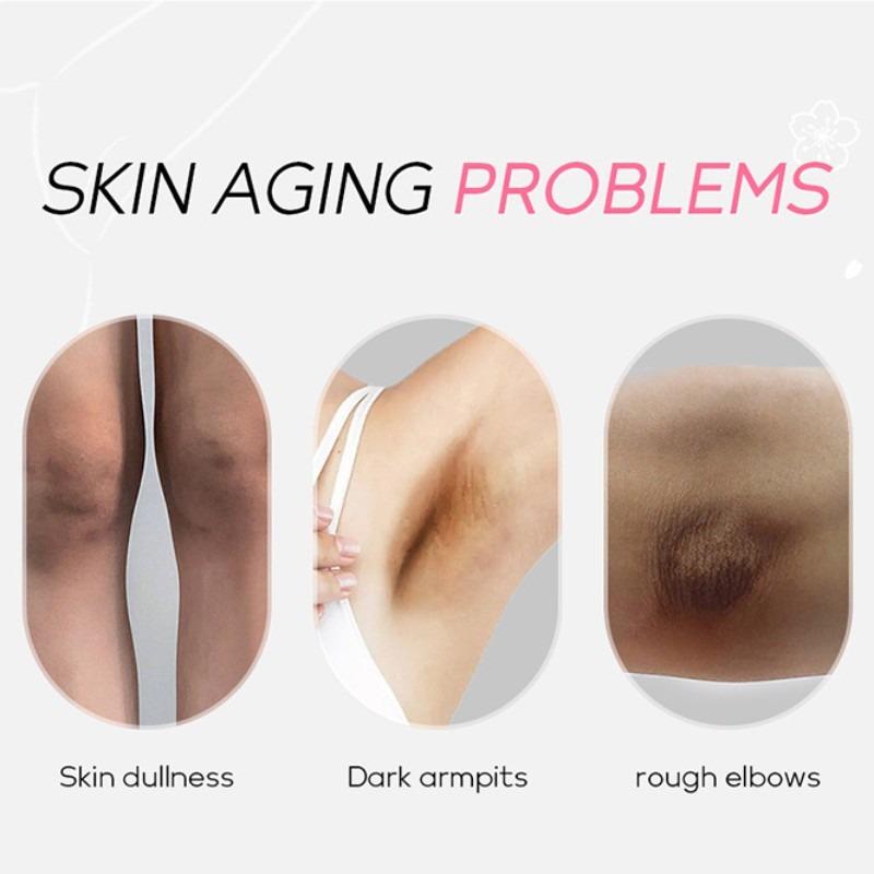 LAIKOU Japan Sakura Achsel-Aufhellungscreme, feuchtigkeitsspendende Aufhellung, 30 g