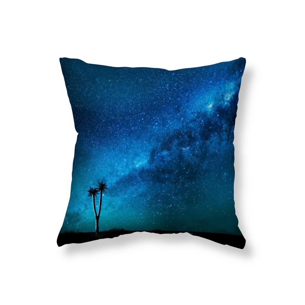 Night Sky Star Landscape Throw Pillow Cover Sofa Car Decorative Pillow Cover Chair Cushion Cover Room Aesthetics Home Decor