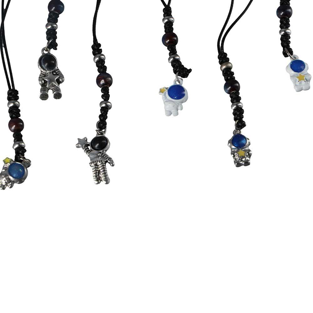 Schlüsselanhänger Anhänger Schlüsselring Handyband Astronaut Handyanhänger Taschenanhänger Astronaut Anhänger