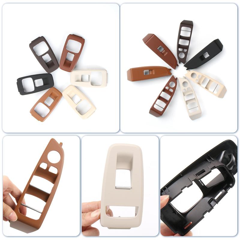 LHD Rear Window Lifter Switch Outer Frame Cover For BMW G12 2015- 740i xDrive 750i xDrive Door Window Switch Surround Frame