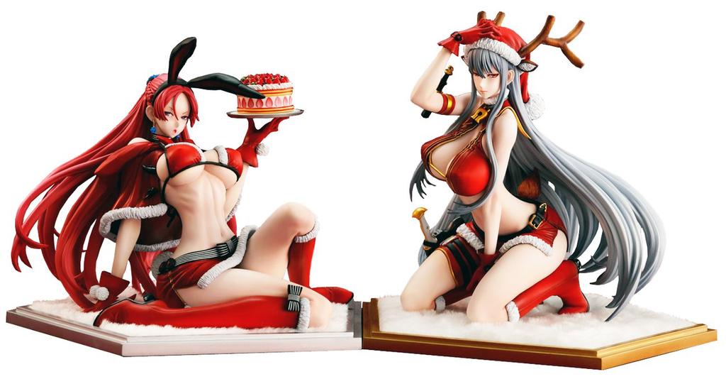 Valkyria Chronicles DUEL Selvaria Bles Juliana Eberhardt Party SET Scale PVC Complete Figure X'mas 1/7 Pre-painted