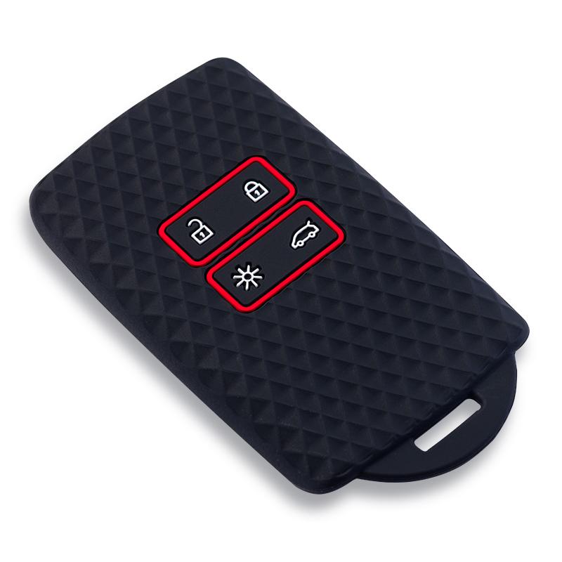 Silicone Car Key Case Cover Shell For Renault Koleos Captur Kadjar Megane Clio Talisman Scenic Arkana Zoe For Dacia Sandero