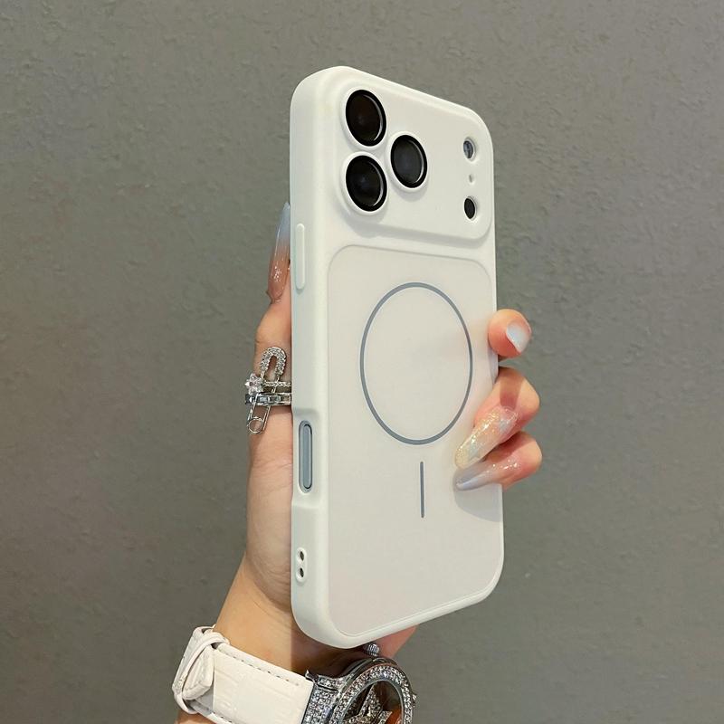 

Matte TPU Magsafe Phone Case for For Iphone 13 14 15 16 17 Pro Max Air Magnetic Shockproof Bumper Back Cases Cover iPhone 13 Pro